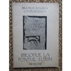 Bibliofilie la Pontul Euxin