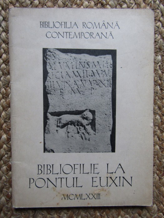 Bibliofilie la Pontul Euxin