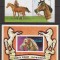 UMM AL QIWAIN,SAHARA OCC. FAUNA CAI ( 1 colita dt. + 1 colita ndt.) MNH