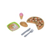 Set jucarii Pizza, prajituri si accesorii din plastic, ATU-089800, Oem