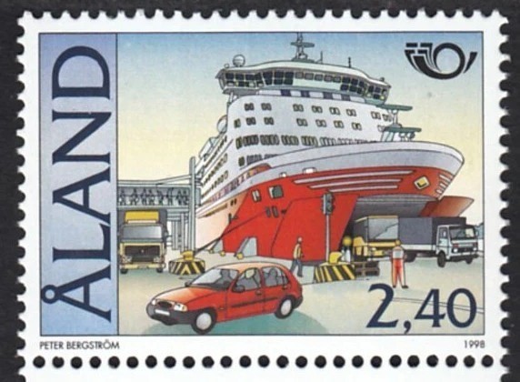 Aland (Finlanda) 1998 - Vapor Viking Line, neuzat