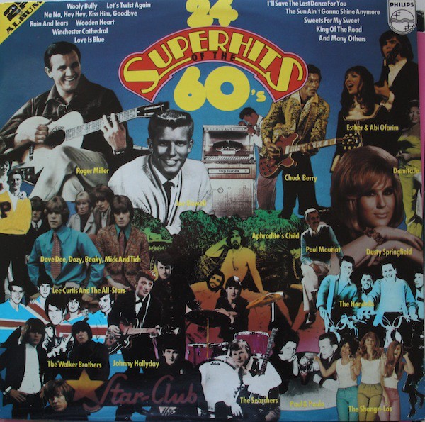 Vinil 2xLP Various &lrm;&ndash; 24 Superhits Of The 60&#039;s (VG++)