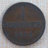 (M2187) MONEDA GERMANIA - BAVARIA - 1/2 KREUZER 1855, Europa