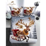 Cumpara ieftin Lenjerie de pat 1 Persoana - Model de Craciun - SPR404019