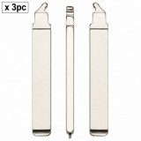 Set 3 lame cheie auto 148# pentru Peugeot si Toyota, lama inlocuire tip replacement