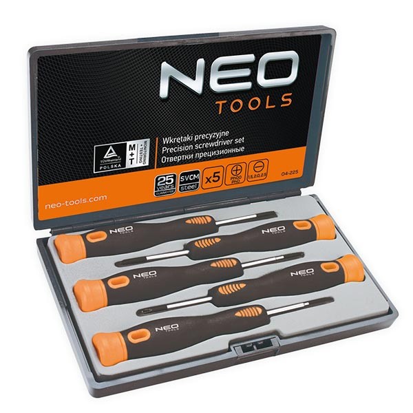 Set surubelnite de precizie neo tools 04-225 HardWork ToolsRange