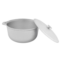 Ceaun tuci aluminiu alimentar cu capac, capacitate 8 litri ELEFANT Innovative ReliableTools