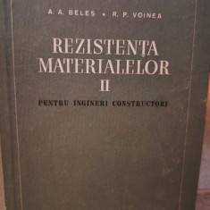 A. A. Beles - Rezistenta materialelor, vol. II (1958)