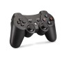 Controller Wireless PS3 MRG MP3, DoubleShock 3, Vibratii, Negru, Compatibil PC, USB
