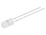LED 5mm Albastru 30mcd 20&deg; Convex