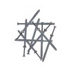 Diblu cu surub cui percutie 6 x 80 mm