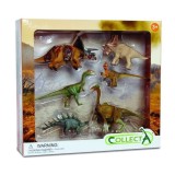 Set de 6 figurine pictate manual Dinozauri 1 89574, Collecta