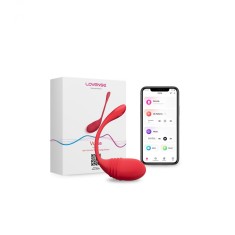 Vibrator Lovense Vulse, Bluetooth Control, Free App, Silicon, Rosu