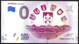 !!! 0 EURO SOUVENIR - SLOVACIA , POPRAD , STEMELE ORASULUI - 2019.2 - UNC