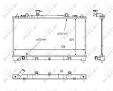 NRF 58381 Radiator, racire motor