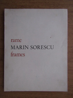 Marin Sorescu - Rame (1972, bilingva) foto