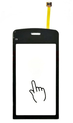 Touchscreen Nokia C5-03 BLACK foto