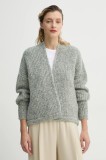 American Vintage cardigan femei, culoarea verde, călduros, EAST19AME25