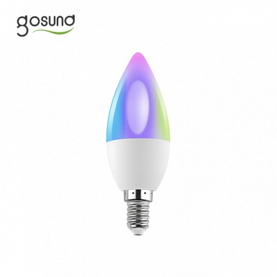 Bec LED RGB Smart Gosund WB6, RGB+CW, 5W, E14, Control din aplicatie foto