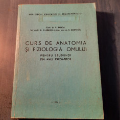 Curs de anatomia si fiziologia omului studenti anul pregatitor V. Ranga