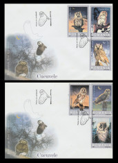 2003 Romania - 2 FDC Cucuvele, LP 1610 foto