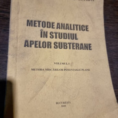 Anca Marina Marinov, Carmen Anca Safta - Metode Analitice in Studiul Apelor Subterane