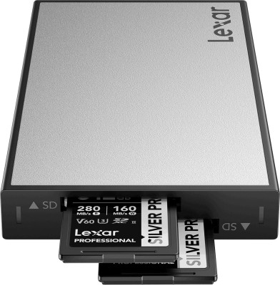 Lexar Professional Workflow USB 3.2 Gen2 Reader, UHS-II, support Dual slot SD foto