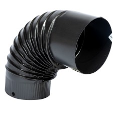 Cot pentru soba pe lemne, 90˚, 150mm, Gri mat FarmGarden AgroTrade