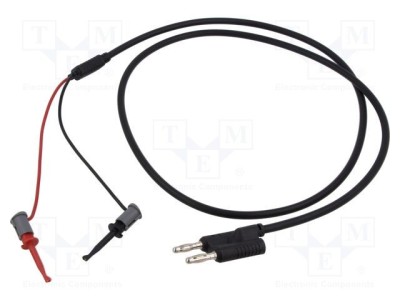 Cablu de măsurare CAL TEST 60VDC 30VAC 3A cu soclu axial 4mm, 1m foto
