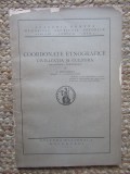 COORDONATE ETNOGRAFICE - CIVILIZATIA SI CULTURA de SIMION MEHEDINTI , 1930