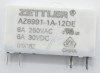 Releu PCB 12VDC 6A-250VAC, 1 Circuit Zettler AZ6991-1A-12DE, Compatibil Diverse Modele Frigorifice