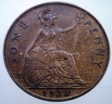 7.759 MAREA BRITANIE ANGLIA GEORGE V 1 ONE PENNY 1928