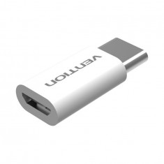 Adaptor Micro USB 2.0 B Mama la USB Type C Tata-Culoare Alb