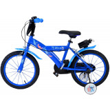 Bicicleta pentru baieti Disney Stitch, 16 inch, culoare albastru, frana de mana PB Cod:31682-DR