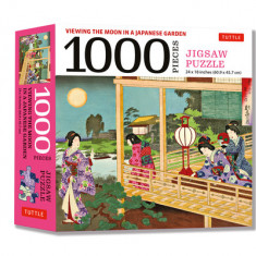 View the Moon in a Japanese Garden Jigsaw Puzzle 1,000 Piece: Finished Size 24 X 18 Inches (61 X 46 CM)