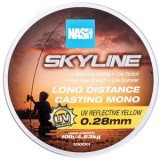 Fir Monofilament Nash Extra Skyline Mono, Uv Yellow, 6.80kg, 15lbs, 0.35mm, 1000m