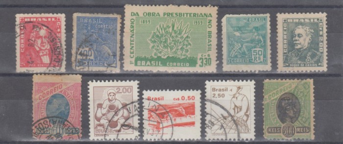 M2 - N1 9 - TIMBRE FOARTE VECHI - BRAZILIA