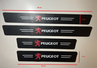 4 x ornament praguri PEUGEOT foto