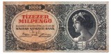 Bancnota Ungaria 10000 Milpengo 1946 P-126, Serie 004640, Bancnote Straine Europa