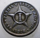 B.544 CUBA 1 UN CENTAVO 1916
