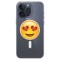 Husa personalizata apple iphone 14 pro max, magsafe, drooling face with heart eyes