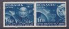 Romania Exil 1962 Cosmos SUA colonel Glenn dantelate in pereche!MNH., Spatiu, Nestampilat