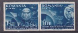 Romania Exil 1962 Cosmos SUA colonel Glenn dantelate in pereche!MNH., Spatiu, Nestampilat