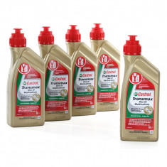 Set 5 Buc Ulei transmisie automata Castrol Transmax Dex III Multivehicle 1L