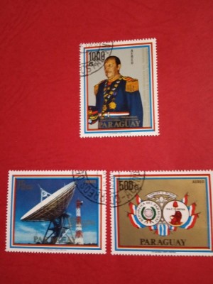 PARAGUAY, PRESIDENT OF PARAGUAY - SERIE COMPLETĂ ȘTAMPILATĂ foto