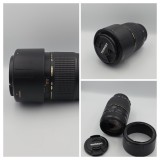 Teleobiectiv Tamron (Nikon) AF 70-300mm f/4.5-5.6 Di LD Macro, cu capace si parasolar, stare foarte buna, utilizat ocazional