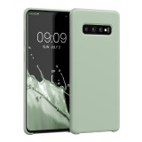 Husa Kwmobile pentru Samsung Galaxy S10 Plus, Silicon, Verde, 49028.172, Carcasa