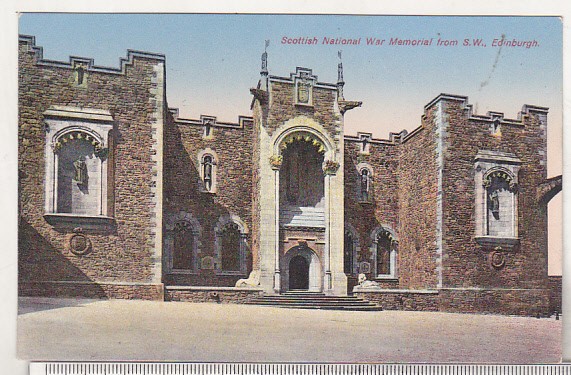 bnk cp Scotia - Edinburgh - Scotish National War Memorial - necirculata interbelica