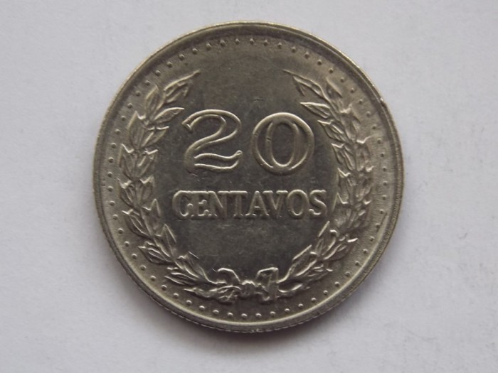 20 CENTAVOS 1971 COLUMBIA