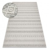 Covor JERSEY 19243 gri - Heringă, structurale, bucla BOHO, 240x330 cm